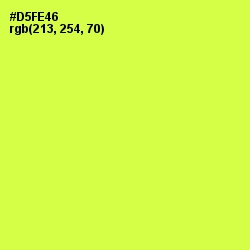 #D5FE46 - Starship Color Image