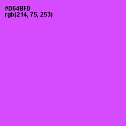 #D64BFD - Heliotrope Color Image