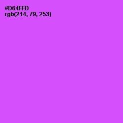 #D64FFD - Heliotrope Color Image