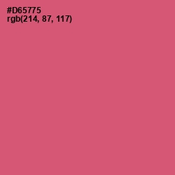 #D65775 - Cranberry Color Image