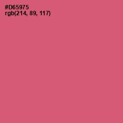 #D65975 - Cranberry Color Image