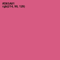 #D65A81 - Mulberry Color Image