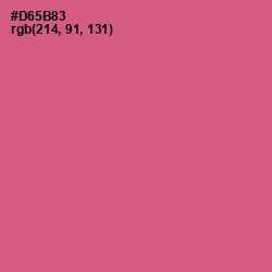 #D65B83 - Mulberry Color Image