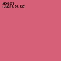 #D66078 - Roman Color Image