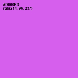 #D660ED - Heliotrope Color Image