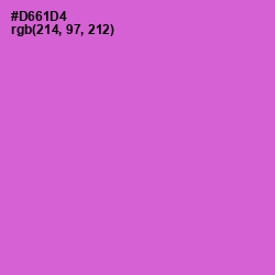 #D661D4 - Orchid Color Image