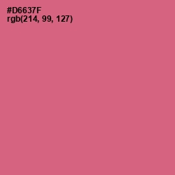 #D6637F - Contessa Color Image