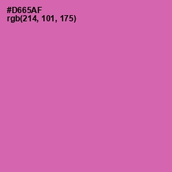 #D665AF - Hopbush Color Image