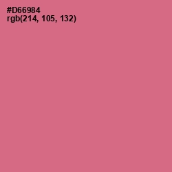 #D66984 - Charm Color Image