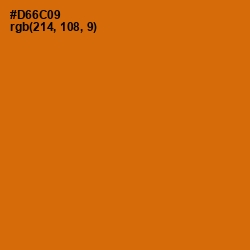 #D66C09 - Bamboo Color Image