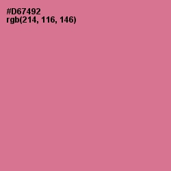 #D67492 - Charm Color Image
