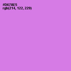 #D67AE5 - Heliotrope Color Image