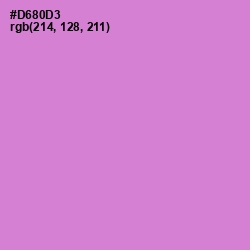 #D680D3 - Shocking Color Image