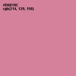 #D6819C - Puce Color Image