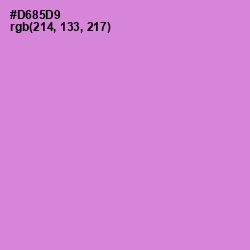 #D685D9 - Light Orchid Color Image