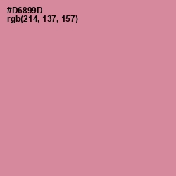 #D6899D - Puce Color Image