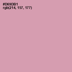 #D69DB1 - Careys Pink Color Image