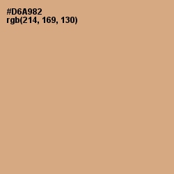 #D6A982 - Tumbleweed Color Image