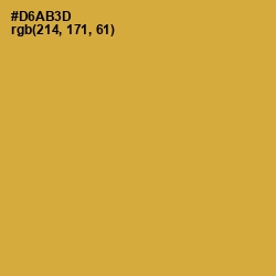 #D6AB3D - Old Gold Color Image