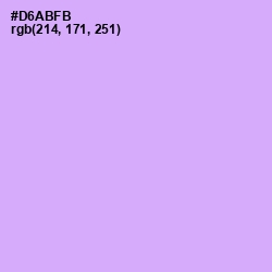 #D6ABFB - Perfume Color Image