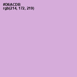 #D6ACDB - Light Wisteria Color Image