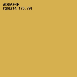 #D6AF4F - Roti Color Image