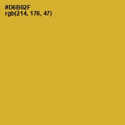 #D6B02F - Old Gold Color Image