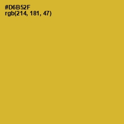 #D6B52F - Old Gold Color Image