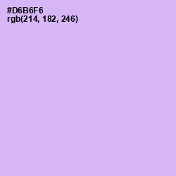 #D6B6F6 - Perfume Color Image