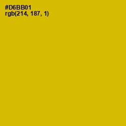 #D6BB01 - Galliano Color Image