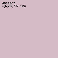 #D6BBC7 - Thistle Color Image