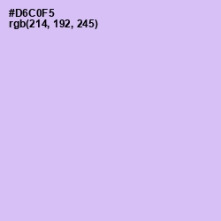 #D6C0F5 - Moon Raker Color Image