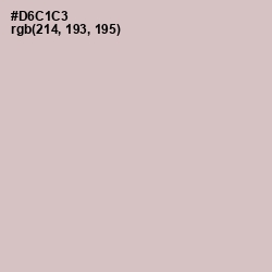#D6C1C3 - Swirl Color Image