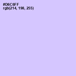 #D6C6FF - Moon Raker Color Image