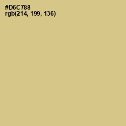 #D6C788 - Yuma Color Image