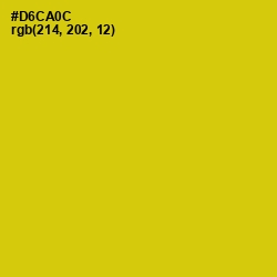 #D6CA0C - Bird Flower Color Image