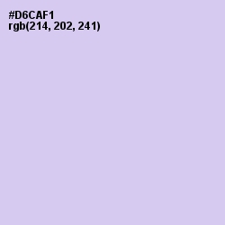 #D6CAF1 - Moon Raker Color Image