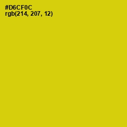 #D6CF0C - Bird Flower Color Image