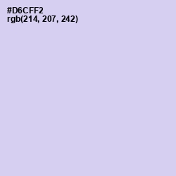 #D6CFF2 - Moon Raker Color Image