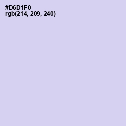 #D6D1F0 - Fog Color Image