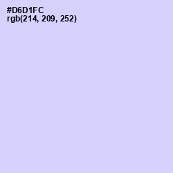 #D6D1FC - Fog Color Image
