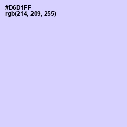 #D6D1FF - Fog Color Image