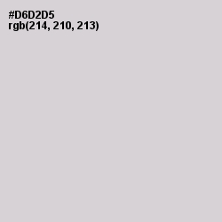#D6D2D5 - Quill Gray Color Image