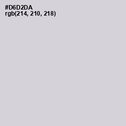 #D6D2DA - Iron Color Image