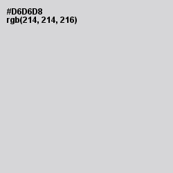 #D6D6D8 - Iron Color Image