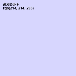 #D6D6FF - Fog Color Image