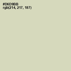 #D6D9BB - Sisal Color Image