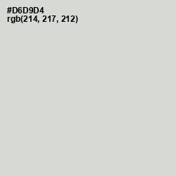 #D6D9D4 - Quill Gray Color Image