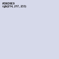 #D6D9E9 - Geyser Color Image
