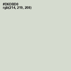 #D6DBD0 - Quill Gray Color Image